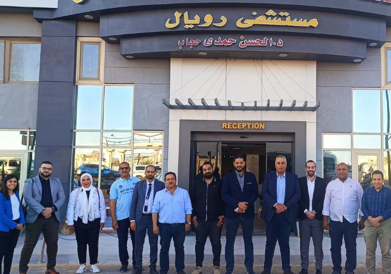 مستشفى رويال الغردقة تستقبل القافلة الطبية لمستشفى دار الفؤاد وتخدم أكثر من 500 مريض